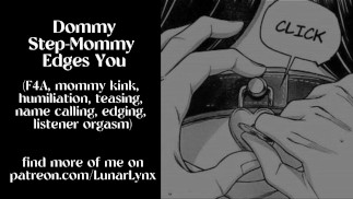 F4A Erotické ASMR | Dommy nevlastní maminka tě hrany
