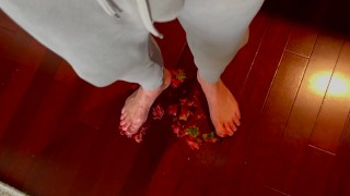 Squishing and Crushing; A Male Foot Fetish Video