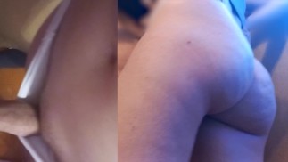 A garota magra com um corpo perfeito estava de pau duro e seco, usando uma calcinha de renda branca