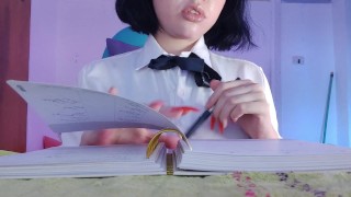 淫荡女学生不想做作业但想要做爱