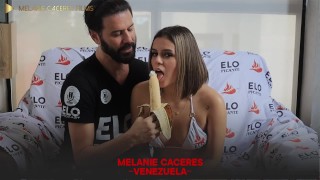 podcats chauds avec elo piqué, suce toute la banane - EloPodcast &Melanie Caceres