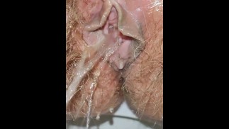 Lovely Hairy Pussy Piss Filmed for You Very Closeup and Detailed Pee Hole