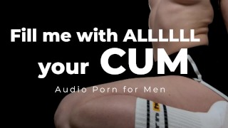 Porno audio pour hommes | Pompez assez de sperme en moi pour changer mon 23 et moi les résultats | bimbogf demande creampie