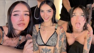 Chica flaquita nerviosa en su primer casting de mamada - 18yo hot fuck
