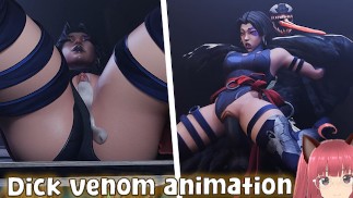 Venom fode Psylocke e a deixa grávida com simbiotes (animação Bewix) - Jazziuu