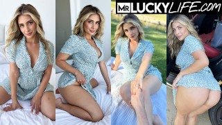 Пикник в Paradise с Busty Blondie Tru Kait