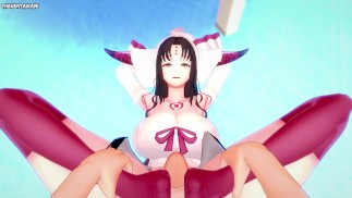 POV Hentai Footjob de Sessyoin Kiara de Fate / Grand Order