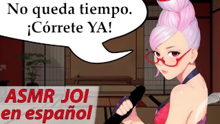 ¡Vamos!¡Córrete rápido! JOI divertido hentai de Dandadan. Voz española.