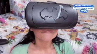 🔥Chica vio porno en gafas vr y masturbando su coño, luego chico la folló🐈xxx