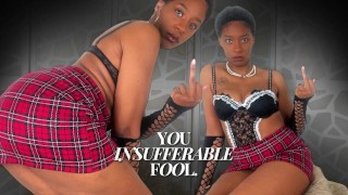 Je bent onuitstaanbaar gek. Volledige video eKRYSTALLINE Femdom Findom Vernedering Beta veilig