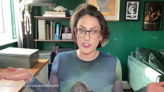 Исповедуйтесь в своих грехах женского доминирования - Q+A с графиней Diamond