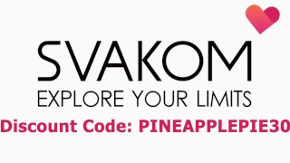 Mi SVAKOM MORA NEO me folla y me hace correrme hasta que apenas pueda respirar. Código de descuento PINEAPPLEPIE30