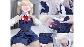 ❤️ 【aliceholic13】Mesugaki Vtuber Cosplaying Hookup em uma roupa escolaruniforma. Enchendo ela ultra-apertada