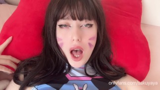 D.va obličejový orgasmus zblízka