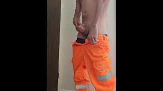 TARMACADAD masturbating in my new work trousers. Almost got caught by the wife coming home!