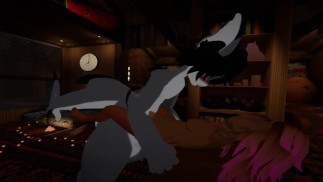 Shark fucks friend I'm movie world (vrchat)