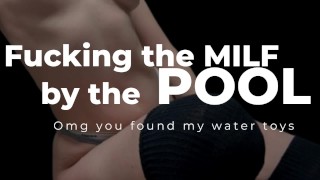 Porno audio pour Men | Le garçon de la piscine trouve les MILF « des jouets d’eau » alors elle lui donne un spectacle | Aperçu de Patreon