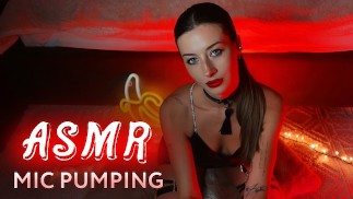ASMR * Una apasionada morena Amy Haze Mic bombeando tu polla y hacerte CUM