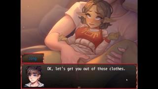 HAREM In Another World [ HENTAI Game ] Ep.21 petite GOBLIN fingered for the FIRST TIME !