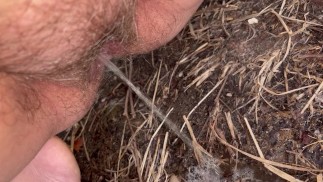 Hot pisse par un matin froid