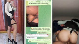 real chat: Girlfriend fuck his colleague at dinner cheating his bf | trytocaughtus