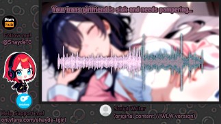 Tu novia trans está enferma y necesita mimar... [WLW/Transbian ASMR]