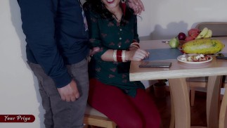 Priya Bhabhi firting, romance and sex with young devar and creampie