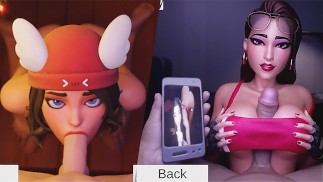 Forthub Game Gallery Sex Scenes Collection #04 Fortnite Parody Porno Game