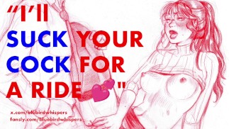 HORKÉ a MOKRÉ Stopař jezdí na tvém péru, dokud se nevystříkáš ASMR EROTICKÉ AUDIO ROLEPLAY