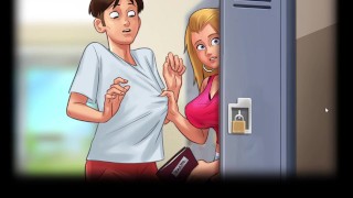 anon and her senior  lock in the almira