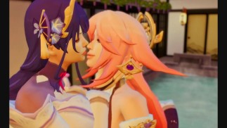 The Bathhouse| Raiden Shogun x Yae Miko| Genshin Impact