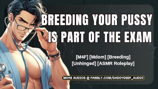Pervy French Doctor Delivers His Babies Inside Your Pussy | Male Moaning Audio | ASMR Roleplay
