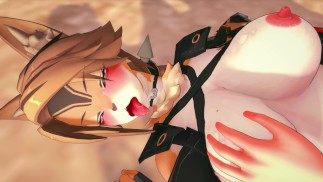 ビーチでのプルクラとのセックス[3D変態ゲーム、4K、60FPS、無修正]