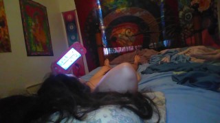 hairy pussy exhibitionist only fans girl plays Nintendo switch Pokémon unite naked gamer girl hair
