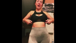 Suado após o treino