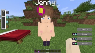 Všechny sexy Jenny animace Minecraft Jenny xhatihentai hry