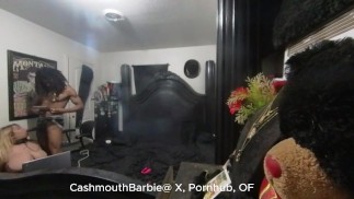 Asian Teen Submit to Master Eat Big Black Dick On Cam CashMouthBarbie dietro le quinte