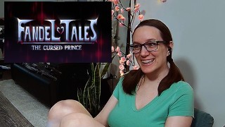 DERPIXON Fandeltales - REACT - MILF ujeżdża dildo złego smoka oglądając Przeklętą Prince