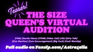 📹 THE SIZE QUEEN'A: WIRTUALNE PRZESŁUCHANIE 📏 S [ASMR audio] [Big Cock] [JOI] 🔗 Pełny link audio w komentarzach