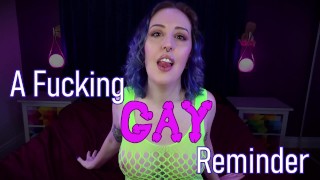A FUCKING GAY REMINDER - PREVIEW - Gay Confession Encouragement, Homoerotic Dirty Talk