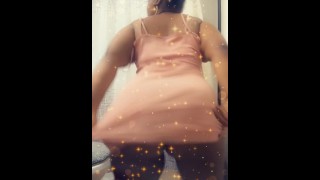 Bouncin That Ass. That Dress is Screaming  Show That Ass! DM for a Private Show