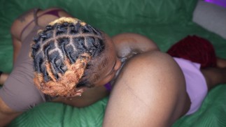 Ebony Lesbian Loves to Please