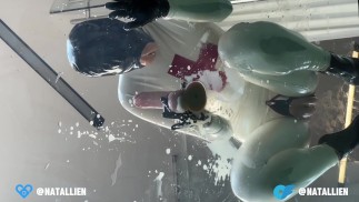 Messy Dildo Rubber Fuck  - Natallien OF Teaser