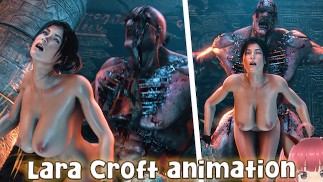 Lara Croft fodida por um pau monstro que quebra sua buceta (animação 26RegionSFM) - Jazziuu