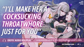 Innocent college prude chupa tu polla ♡ AUDIO RP | BINAURAL 3SOME Mamada Facefuck Feral