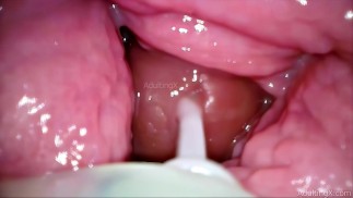 Kom keer op keer in me klaar! Camera in vagina creampie baarmoederhals POV