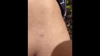 مسیر زیادی تا عمق جنگل رفتم کسی نباشه ارزش داشت ریختم توش 🍑💦
