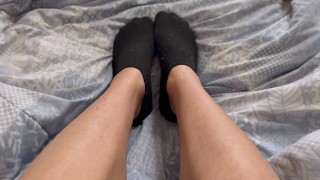 Sexy Twink Boy Plays With Socks And Feet