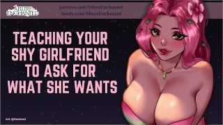 Ensinando sua namorada tímida a perguntar o que ela quer - RPG DE ÁUDIO ASMR