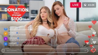 Deux camgirls, un livreur de pizza – les fans ont tout déclenché | Anastangel & Arina Fox